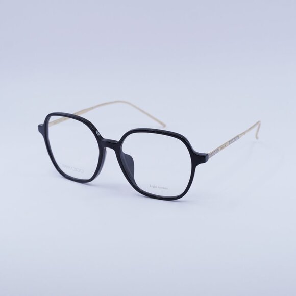 🕶️ New Jimmy Choo JC367/F 0807 00 Eyeglasses - Black/Gold Frame 52mm - Picture 4 of 10
